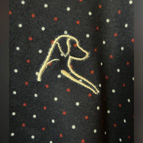 NWT Rhoback Men’s Hesi Performance Hoodie - The Capitol - Stateside Dot & Navy L - Picture 2 of 11